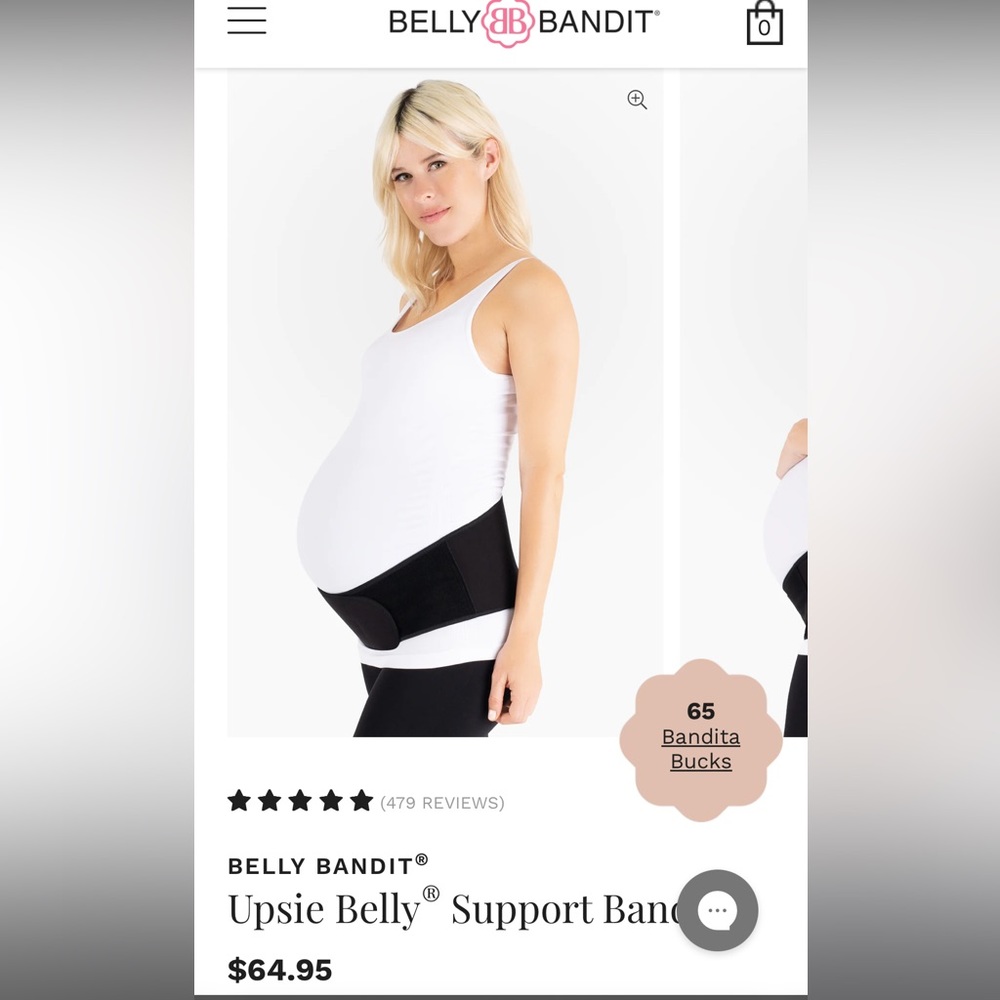 Bellybandit maternity support band upsie belly size S
